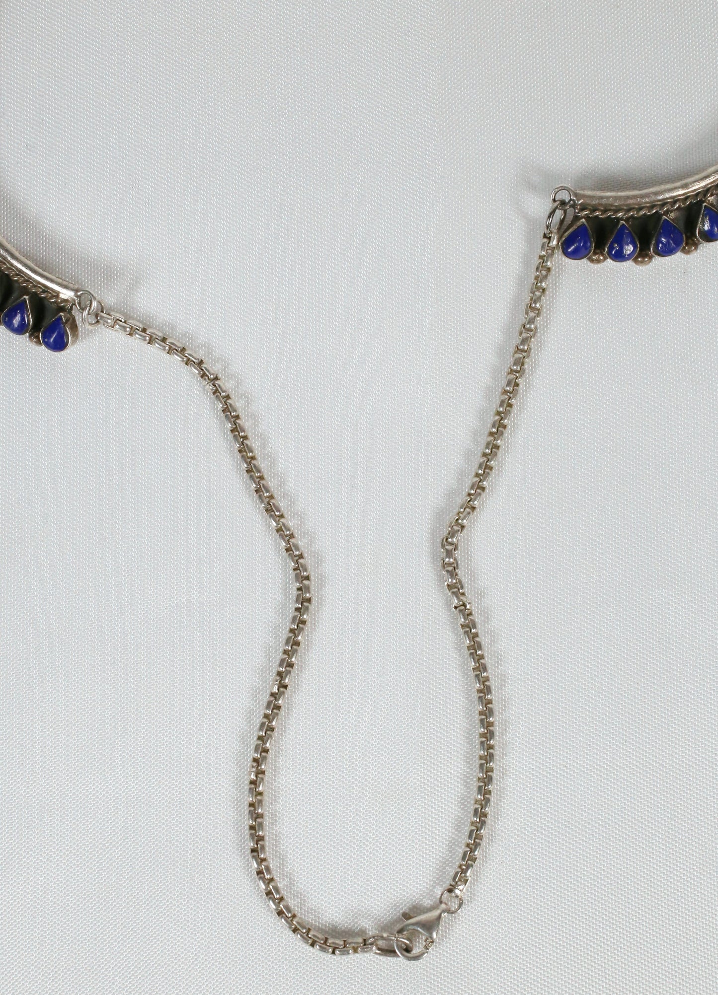 Vintage Mexican Sterling Silver Necklace, 18 inches - 32.7g