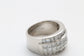 Platinum Multi-Diamond Ring, Size 6 - 17.9g