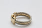 14k Yellow & White Gold Solitaire Diamond Ring, Size 6.5 - 5.2g