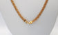 21k Yellow Gold Braided Necklace, 20 inches - 10.4g