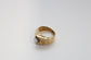 14k Yellow Gold Pointed Diamond Ring, Size 6.5 - 8.3g