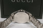 Gucci 'G-Timelss" Stainless Steel Black Dial Swiss Movement Quartz Watch