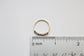 14k Yellow Gold Ruby & Diamond Ring, Size 6.25 - 1.6g