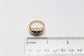 14k Yellow Gold Diamond Ring, Size 7.5 - 7.3g