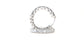 14k White Gold 6.12ctw Diamond Hoop Earrings - 6.9g