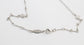 14k White Gold White & Chocolate Diamond Pendant Necklace, 16 inches - 6.8g