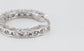 14k White Gold 6.12ctw Diamond Hoop Earrings - 6.9g