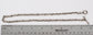 Vintage Sterling Silver Link Toggle Necklace, 17.75 inches - 26.3g