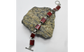 Sterling Silver Red Jasper Stone Link Bracelet, 7 Inches - 32.6g