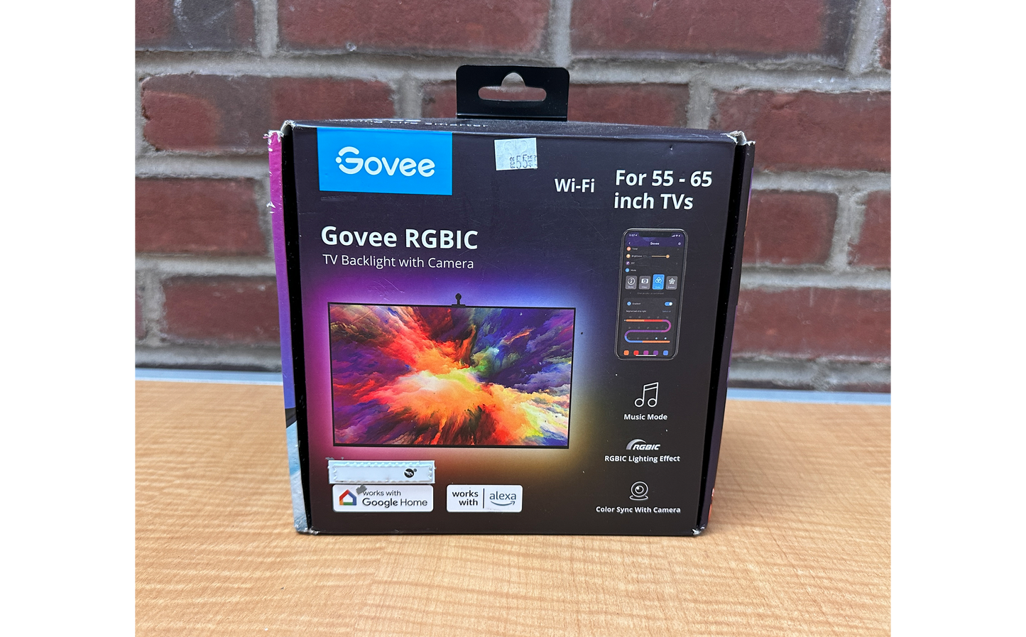 Govee RGBIC TV Backlight with Camera (55-65in TVs)