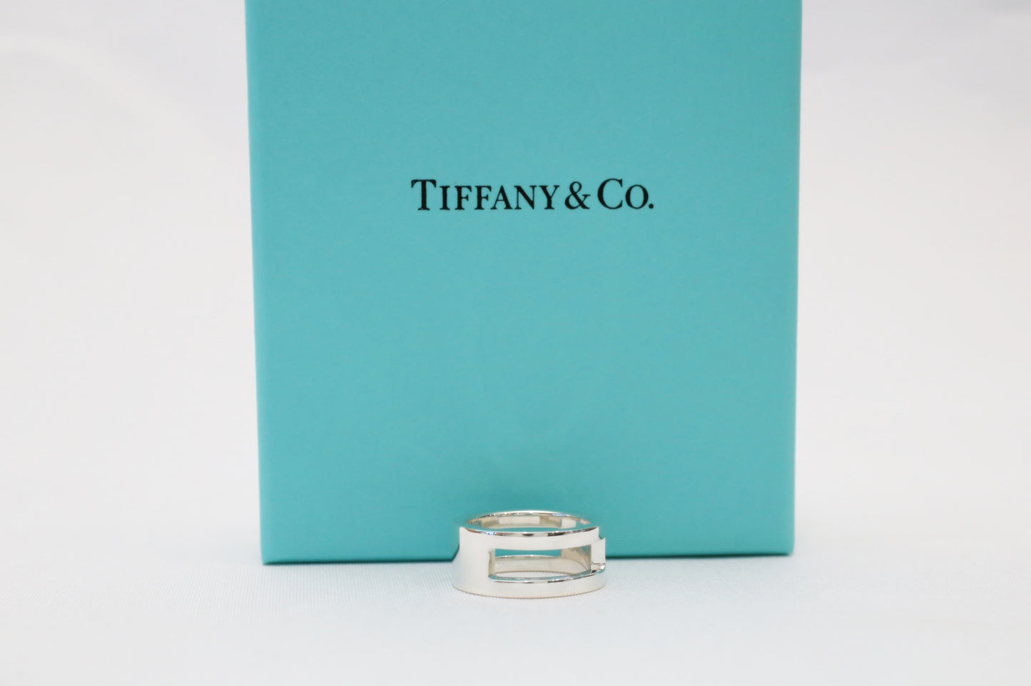 NEW Tiffany & Co. Sterling Silver Out of Retirement ID Ring, Size 6 - 7.4g