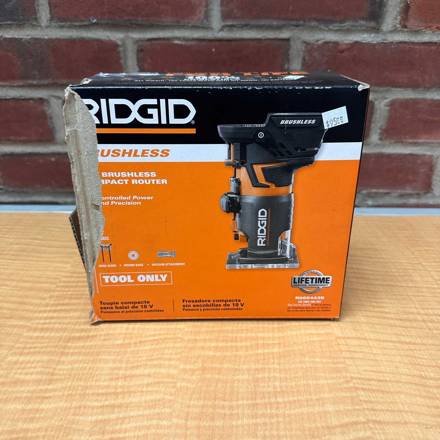 Rigid R860443B Brushless Impact Router (Tool Only)