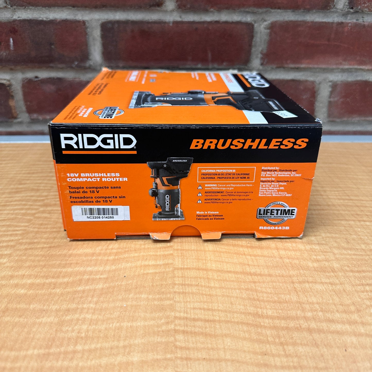 Rigid R860443B Brushless Impact Router (Tool Only)