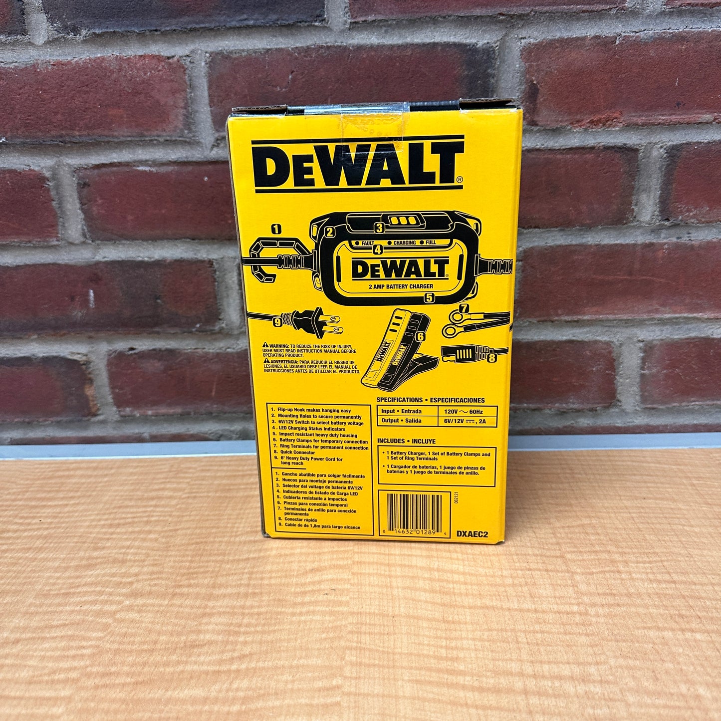 Dewalt DXAEC2 6-12 Volt Battery Charger