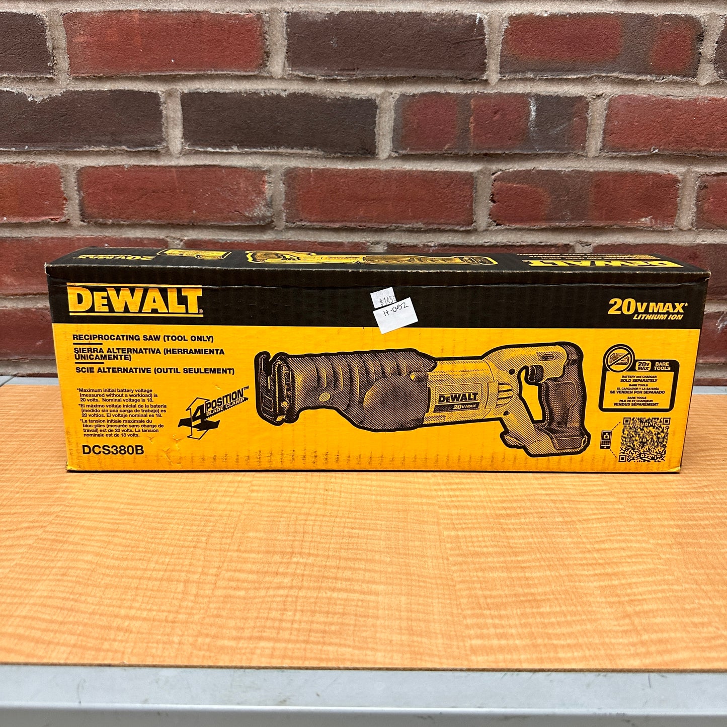 Dewalt DCS380B 20V Reciprocating Saw (Tool Only)