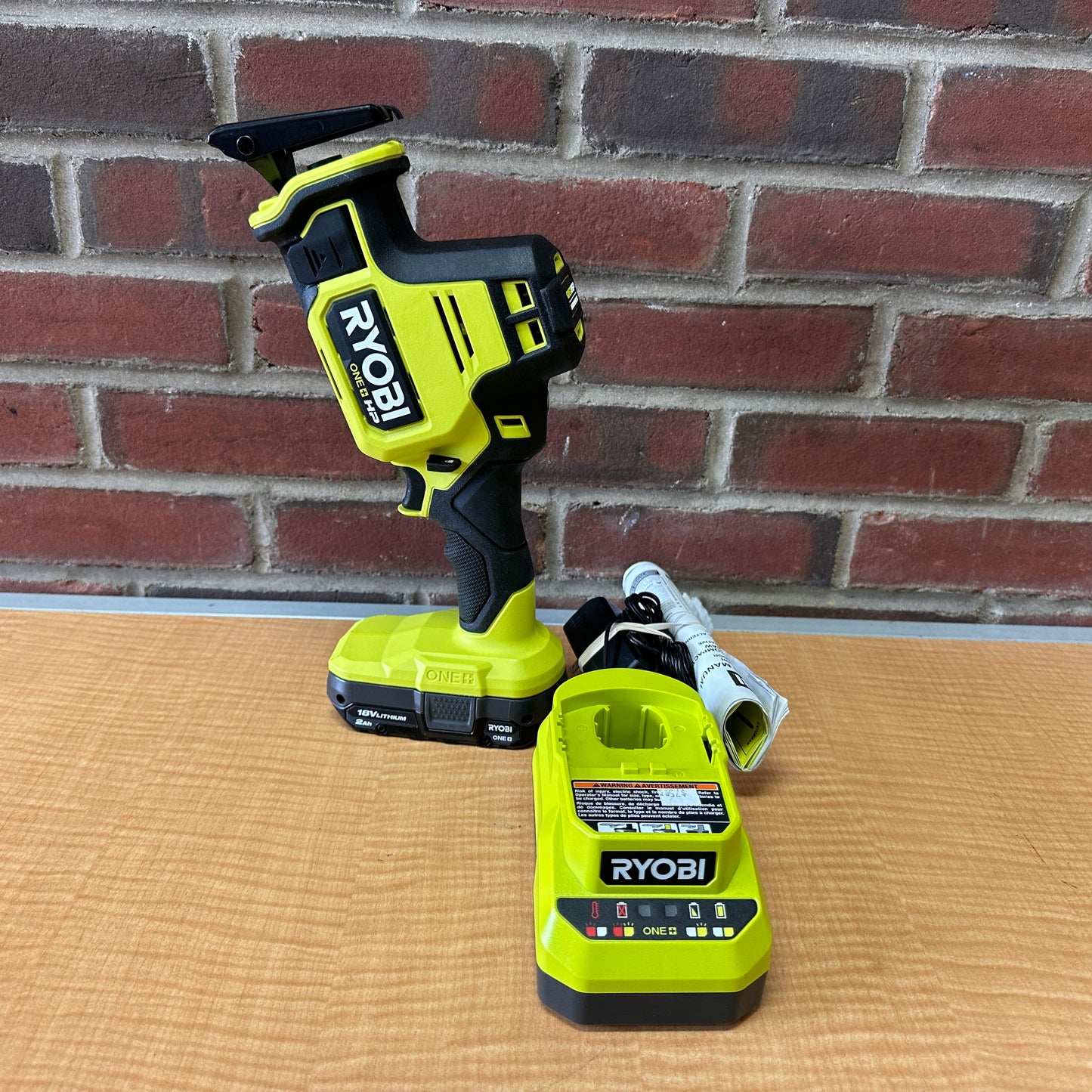 Ryobi PSBRS010 18V Brushless Compact One-Handed Reciprocating Saw (No Box)