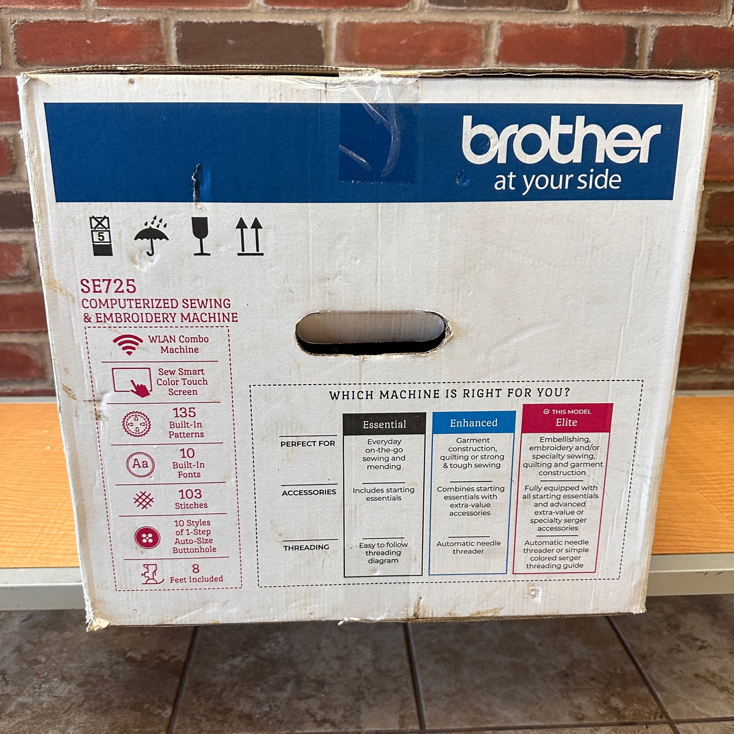 Brother SE732 Computerized Sewing & Embroidery Machine