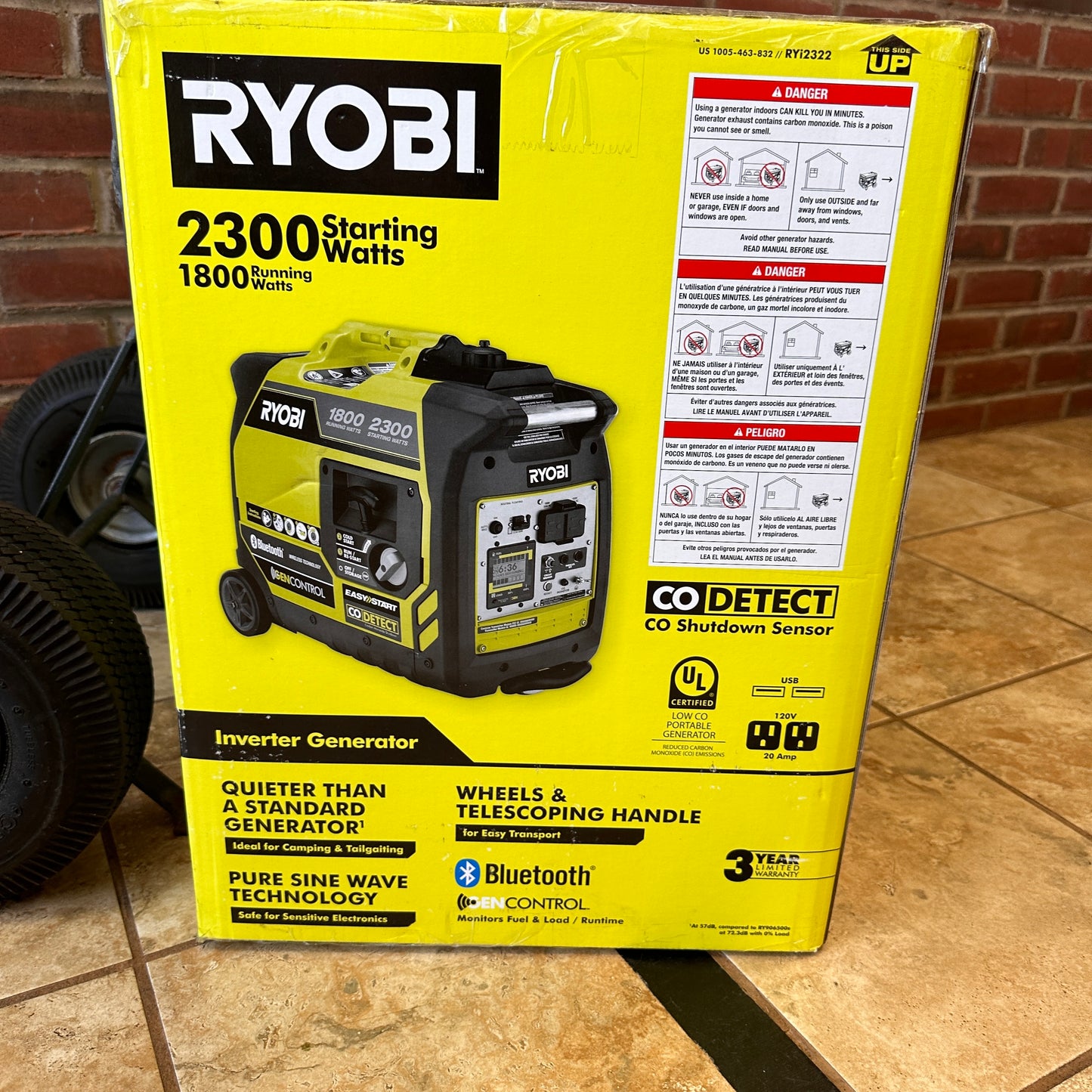 Ryobi RYi2322 Inverter Generator (PICK UP ONLY)