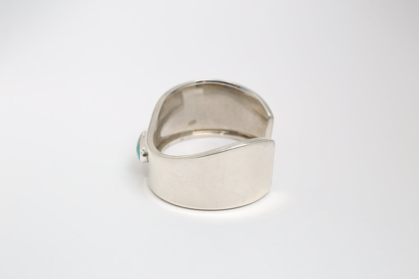 Sterling Silver Turquoise Cuff Bracelet, 34.1g