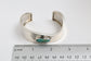 Sterling Silver Turquoise Cuff Bracelet, 34.1g