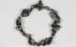 Antique Sterling Silver Nugget Bracelet, 8 inches - 34.5g