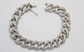 18k White Gold Diamond Link Bracelet, 8 inches - 54.5g