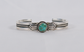 Vintage Sterling Silver Turquoise Cuff Bracelet, 7.5 inches - 50.4g