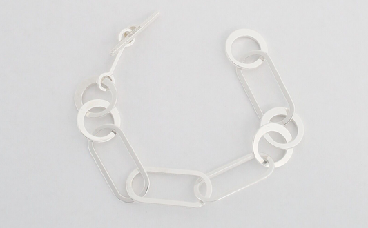 Birks Sterling Silver Modernist Bracelet, 7.0 inches - 18.0g