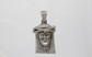 14k White Gold Diamond Jesus Pendant, 23.1g