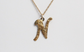 Alaskan Gold Nugget Style "N" Pendant, 1.3g