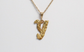 Alaskan Gold Nugget Style Small "Y" Pendant, 1.1g