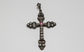 Vintage Sterling Silver Ornate Cross, 5.4g