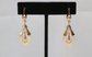 18k Yellow Gold Dangle Earrings, 5.9g