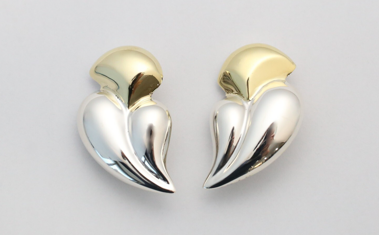 Mexico Sterling Silver Clip-On Earrings, Weighs 20.0g