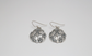 Stamas Sterling Silver Holly Leaf Earrings, 11.0g