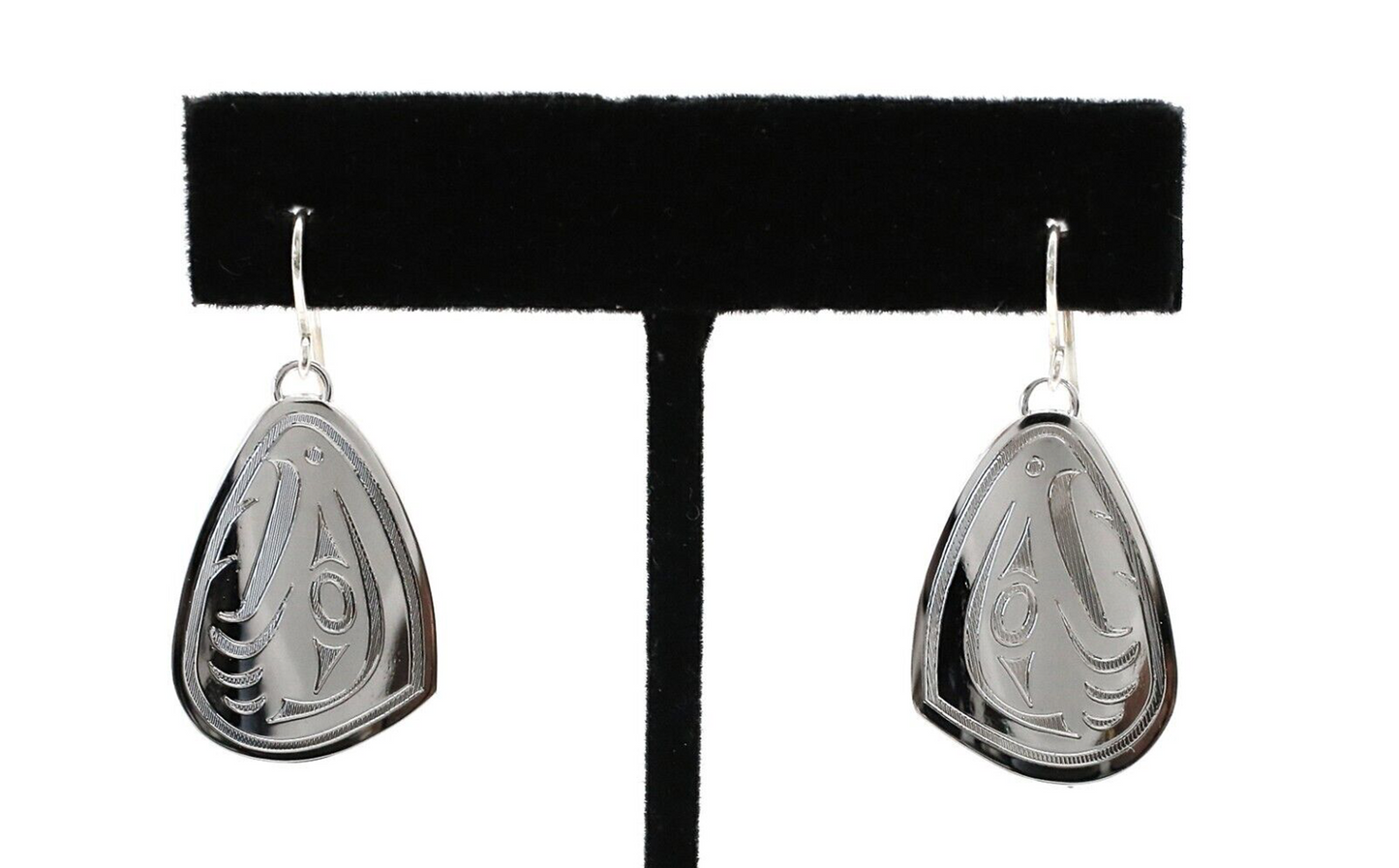 Birks 2007 Vancouver Olympic Sterling Silver Dangle Earrings, 7.3g