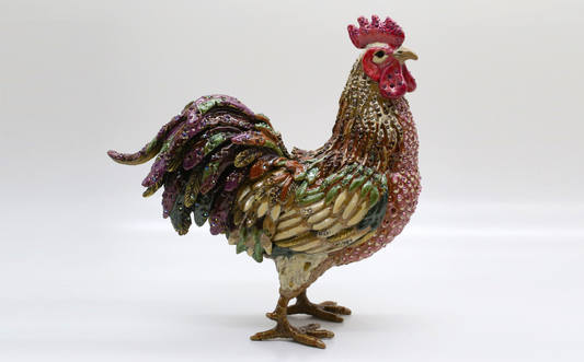 Jay Strongwater Jarvis Rooster Figurine
