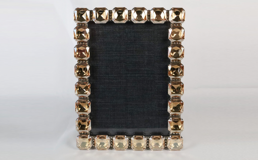 Thorson Hosier 6.5in x 4.5in Picture Frame w/ Swarovski Crystals