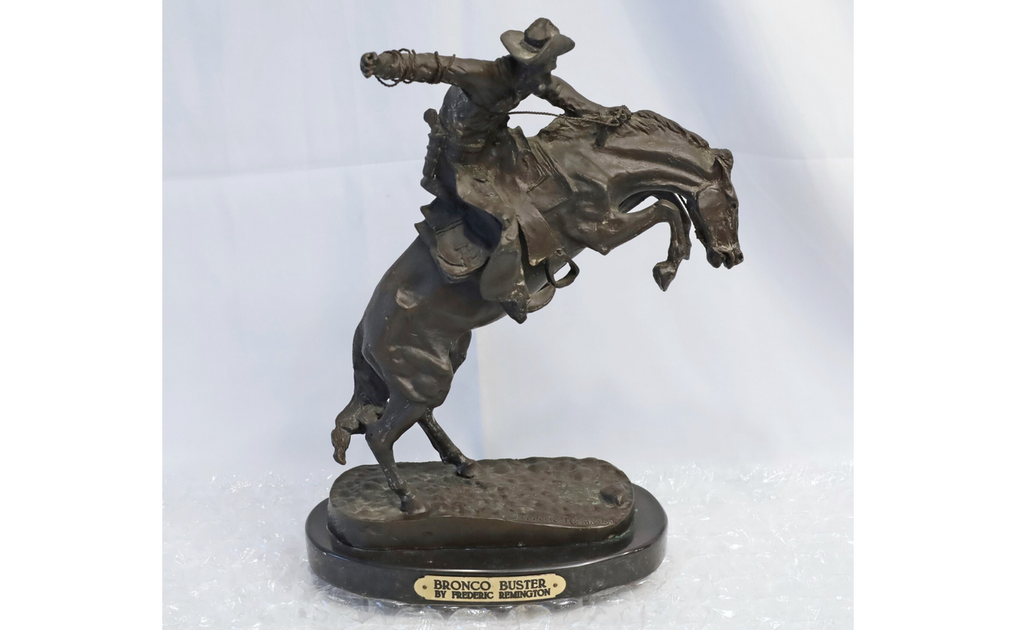 Frederic Remington Bronco Buster Bronze Sculpture