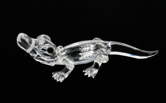 Swarovski 0221629 Retired Crystal Alligator Figurine