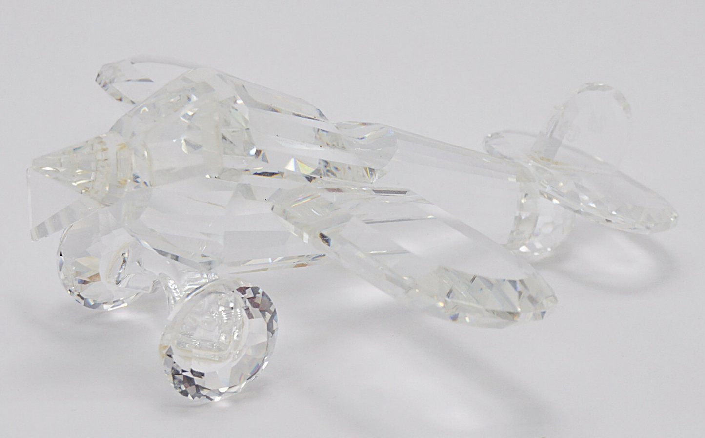 Swarovski 152111 Retired Crystal Airplane Figurine