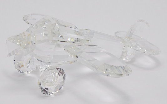 Swarovski 152111 Retired Crystal Airplane Figurine