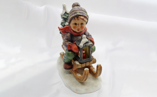 Goebel Hummel #396/1 "Ride Into Christmas" Figurine W.Germany TMK-6