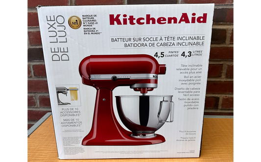 Kitchen Aid KSM97ER Deluxe Empire Red Tilt-Head Stand Mixer