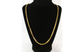 22k Yellow Gold Solid Diamond Cut Rope Chain, 23 inches - 66.1g