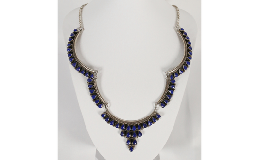 Vintage Mexican Sterling Silver Necklace, 18 inches - 32.7g