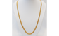 21k Yellow Gold Braided Necklace, 20 inches - 10.4g