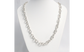 Judith Ripka Sterling Silver Oval Link Toggle Necklace, 18 inches - 52.7g