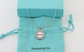 Tiffany & Co Sterling Silver Las Vegas Poker Chip Pendant Necklace, 18 inches