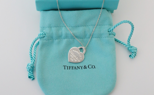 Tiffany & Co Please Return To Tiffany Heart Pendant Necklace, 18 inches